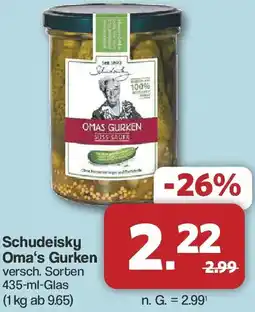 Famila Nord West Schudeisky Oma's Gurken Angebot