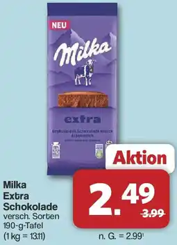 Famila Nord West Milka Extra Schokolade Angebot