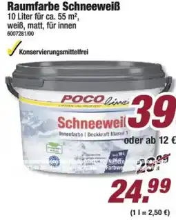 Poco Pocoline Raumfarbe Schneeweiß Angebot