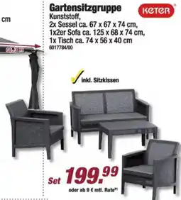 Poco Keter Gartensitzgruppe Angebot