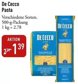 Galeria Markthalle De Cecco Pasta Angebot