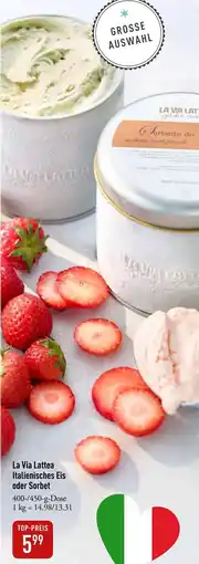 Galeria Markthalle La Via Lattea Italienisches Eis oder Sorbet Angebot