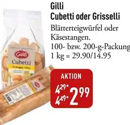 Galeria Markthalle Gilli Cubetti oder Grisselli Angebot