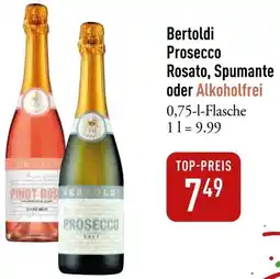 Galeria Markthalle Bertoldi Prosecco Rosato, Spumante oder Alkoholfrei Angebot