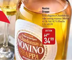 Galeria Markthalle Nonino Grappa Angebot