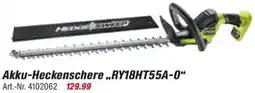toom Baumarkt RYOBI Akku-Heckenschere ,,RY18HT55A-0" Angebot