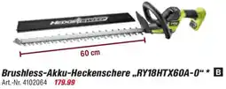 toom Baumarkt RYOBI Brushless-Akku-Heckenschere ,,RY18HTX60A-0" Angebot