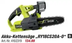 toom Baumarkt RYOBI Akku-Kettensäge „RY18CS20A-0" Angebot