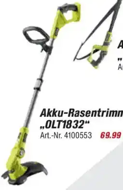 toom Baumarkt RYOBI Akku-Rasentrimmer „OLT1832" Angebot