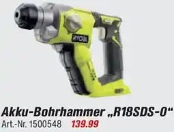 toom Baumarkt RYOBI Akku-Bohrhammer „R18SDS-0" Angebot