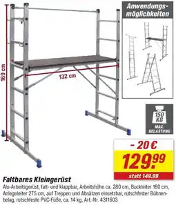 toom Baumarkt Faltbares Kleingerüst Angebot