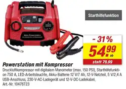 toom Baumarkt Powerstation mit Kompressor Angebot