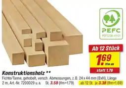 toom Baumarkt Konstruktionsholz Angebot