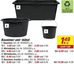 toom Baumarkt Baueimer und -kübel Angebot