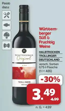 Famila Nord West Württemberger Süß & Fruchtig Weine Angebot