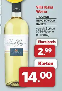 Famila Nord West Villa Italia Weine Angebot