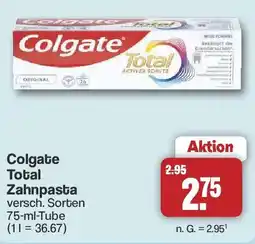 Famila Nord West Colgate Total Zahnpasta Angebot