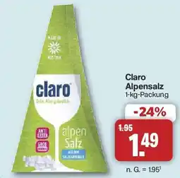 Famila Nord West Claro Alpensalz Angebot