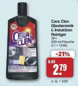 Famila Nord West Cera Clen Glaskeramik & Induktion Reiniger 3in1 Angebot