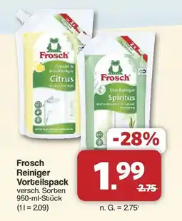 Famila Nord West Frosch Reiniger Vorteilspack Angebot