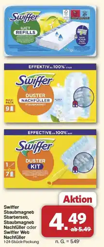 Famila Nord West Swiffer Staubmagnet Starterset, Nachfüller oder Swiffer Wet Nachfüller Angebot