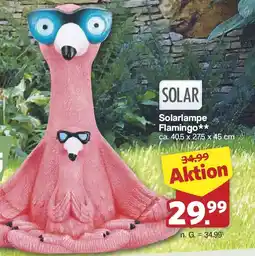 Famila Nord West SOLAR Solarlampe Flamingo Angebot