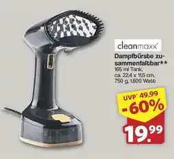 Famila Nord West cleanmaxx Dampfbürste zusammenfaltbar Angebot