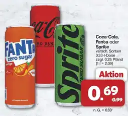 Famila Nord West Coca-Cola, Fanta oder Sprite Angebot