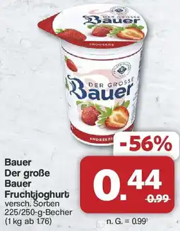 Famila Nord West Bauer Der große Bauer Fruchtjoghurt Angebot