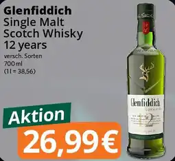 Famila Nord West Glenfiddich Single Malt Scotch Whisky 12 years Angebot