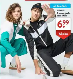 Aldi Süd ALDIMANIA Trainingsjacke oder Hose Angebot