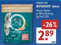 Aldi Süd PURINA ONE BIFENSIS Adult Angebot