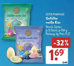 Aldi Süd OSTER PHANTASIE Gefüllte weiße Eier Angebot