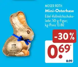 Aldi Süd MOSER ROTH Mini-Osterhase Angebot
