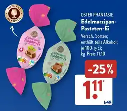 Aldi Süd OSTER PHANTASIE Edelmarzipan Pasteten Ei Angebot