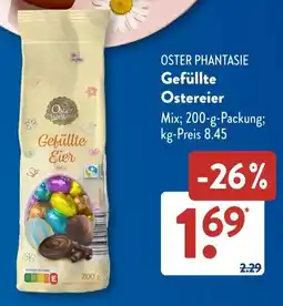 Aldi Süd OSTER PHANTASIE Gefüllte Ostereier Angebot