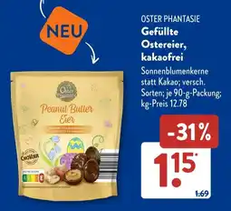 Aldi Süd OSTER PHANTASIE Gefüllte Ostereier, kakaofrei Angebot