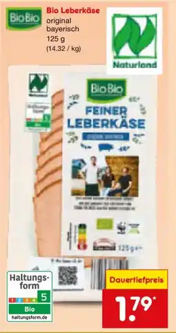 Netto Marken-Discount BioBio Bio Leberkäse original bayerisch Angebot