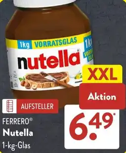 Aldi Süd FERRERO Nutella Angebot