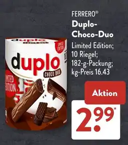Aldi Süd FERRERO Duplo Choco Duo Angebot