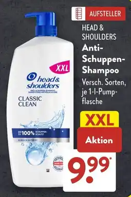 Aldi Süd HEAD & SHOULDERS Anti- Schuppen Shampoo Angebot