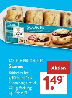 Aldi Süd TASTE OF BRITISH ISLES Scones Angebot