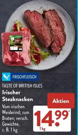 Aldi Süd TASTE OF BRITISH ISLES Irischer Steaknacken Angebot