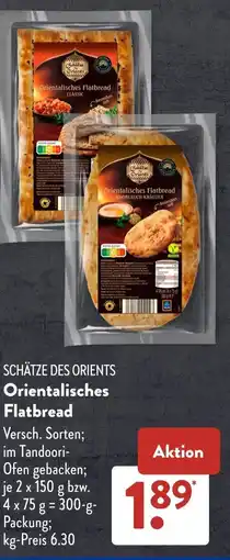 Aldi Süd SCHÄTZE DES ORIENTS Orientalisches Flatbread Angebot