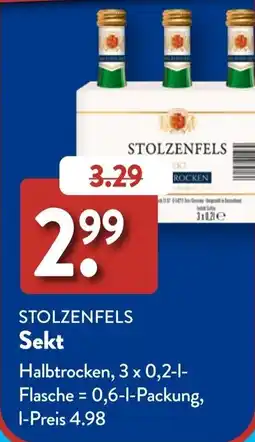 Aldi Süd STOLZENFELS Sekt Angebot