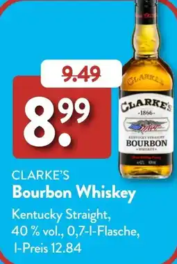 Aldi Süd CLARKES Bourbon Whiskey Angebot