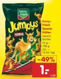 Netto Marken-Discount funny- frisch Spezialitäten Angebot