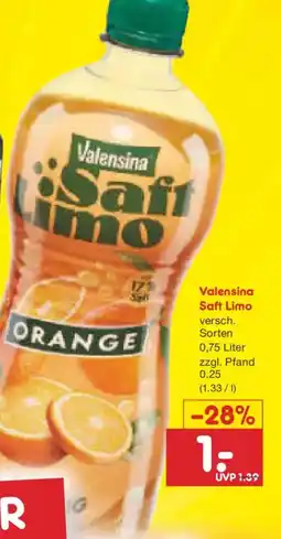 Netto Marken-Discount Valensina Saft Limo Angebot