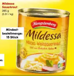 Netto Marken-Discount Mildessa Sauerkraut Angebot