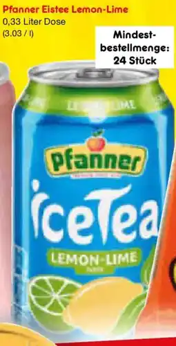 Netto Marken-Discount Pfanner Eistee Lemon-Lime Angebot